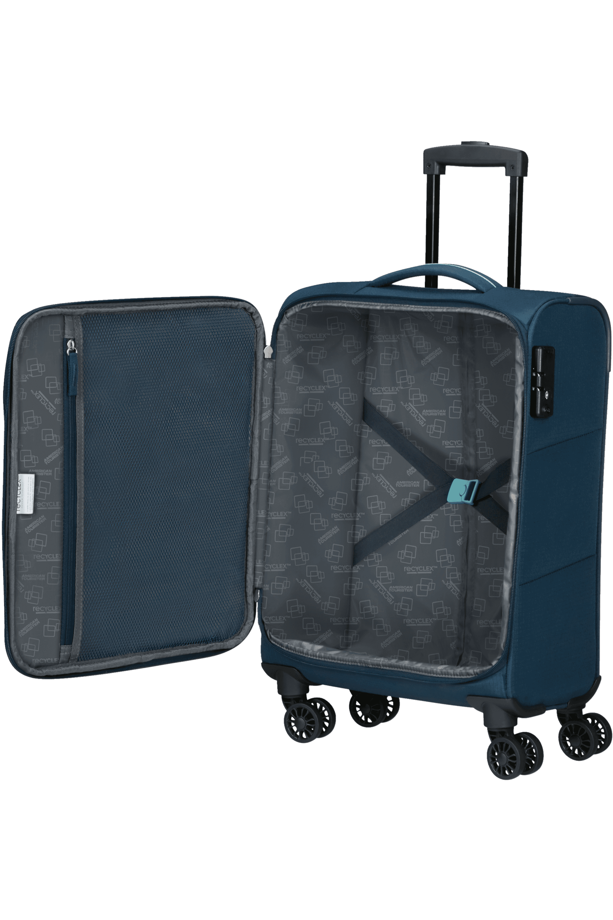 American Tourister Trolley Powertrip 55cm navy