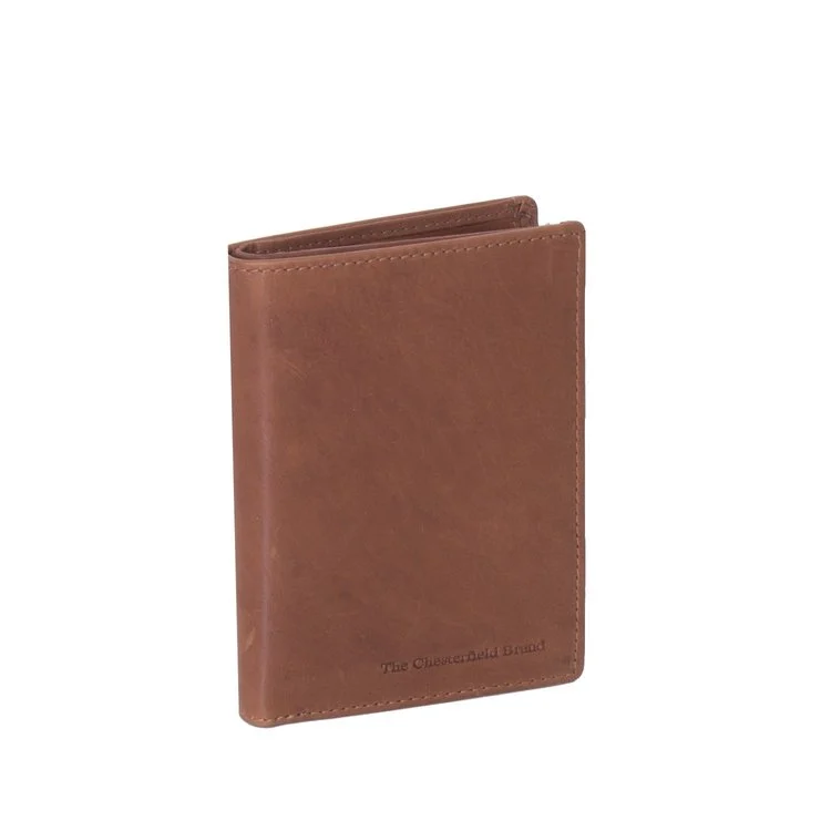 Chesterfield Leder Portemonnaie Siem cognac