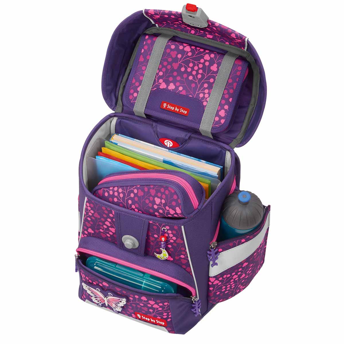 Step by Step SPACE SHINE Schulranzen-Set Butterfly Ina Night Step by Step SPACE SHINE Schulranzen-Set Butterfly Ina Night