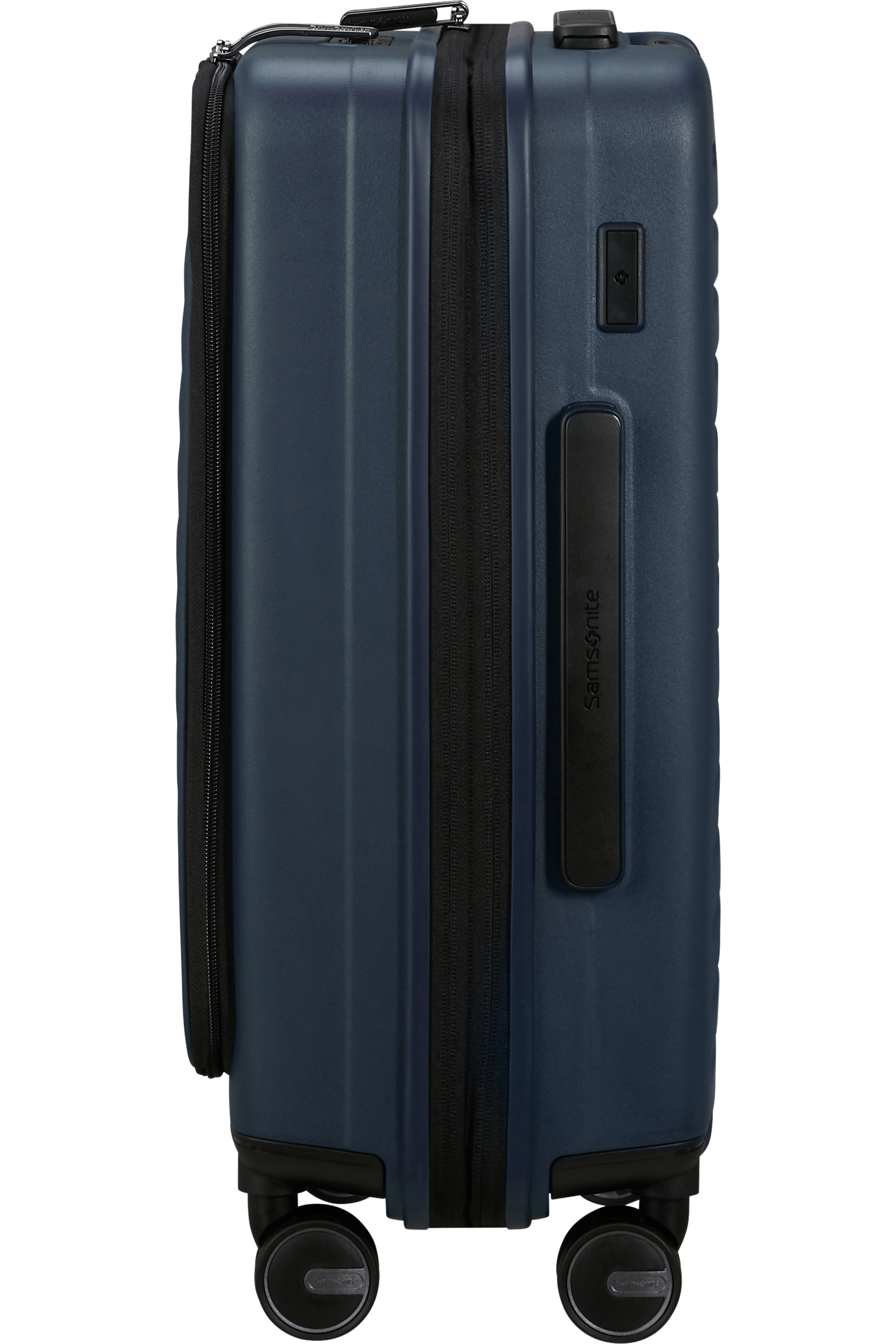 Samsonite Koffer Restackd 55cm + Vortasche midnight