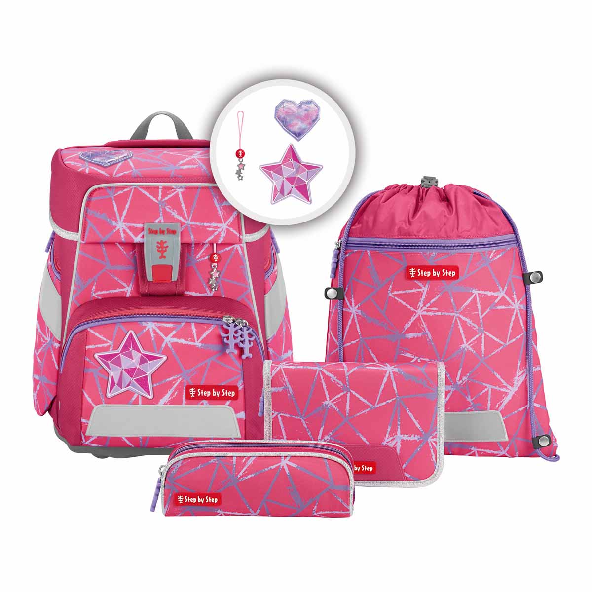 Step by Step SPACE Schulranzen-Set Star Stella 