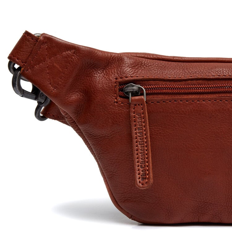Chesterfield Leder Bauchtasche Severo cognac
