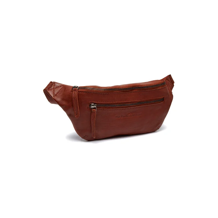 Chesterfield Leder Bauchtasche Severo cognac