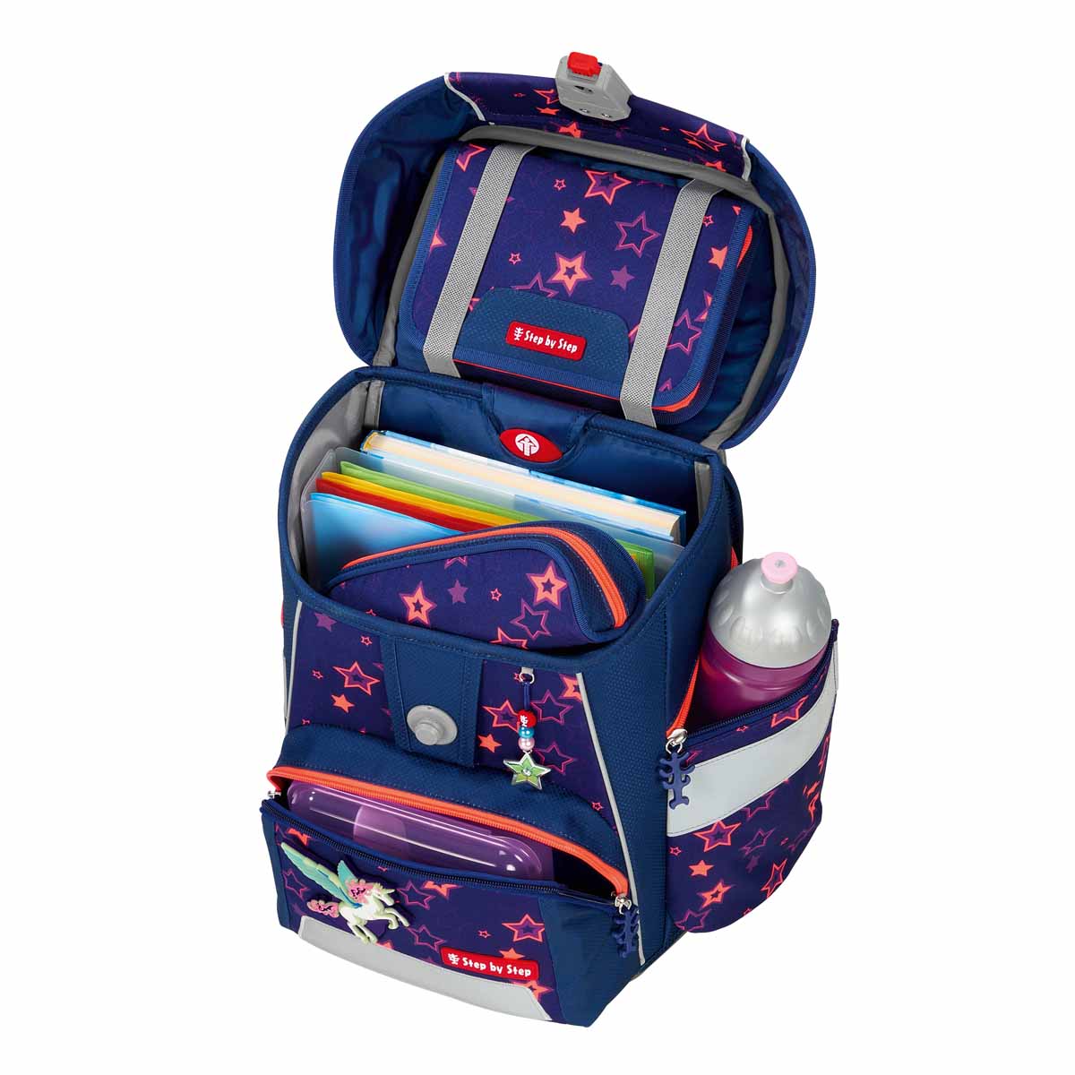 Step by Step SPACE SHINE Schulranzen-Set Pegasus Night Nuala 